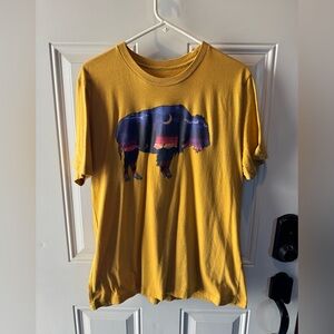 Yellow Graphic Short Sleeve Tee
